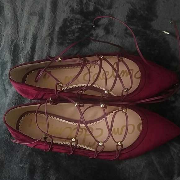 Sam Edelman Velvet Ballet Flats - Picture 4 of 5